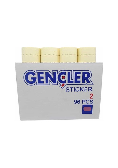 Gençler Lila Meto Etiketi 4 No (96 Rulo) (1 Rulo 1000 Adet) R14