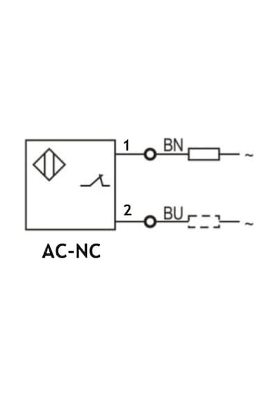 Autonics Prl18-8ac ,m18/8mm Ac-nc 2-kablo Endüktif Sensör