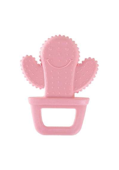 Babyjem Yumuşak Diş Kaşıyıcı Kaktüs Pembe