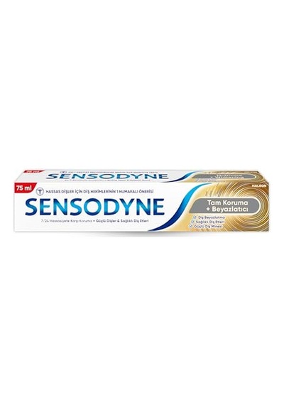 Sensodyne Tam Koruma & Beyazlatıcı Diş Macunu 75 Ml 1+1