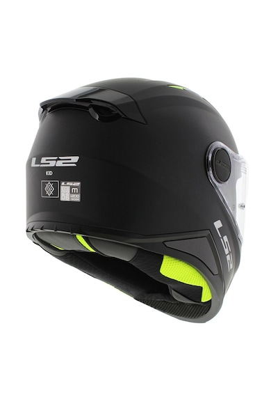 Ls2 FF812 Kid Çocuk Kapalı Motosiklet Kaskı Mat Siyah