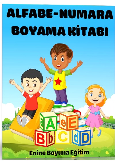 Okul Öncesi Alfabe-Numara Boyama Kitabı