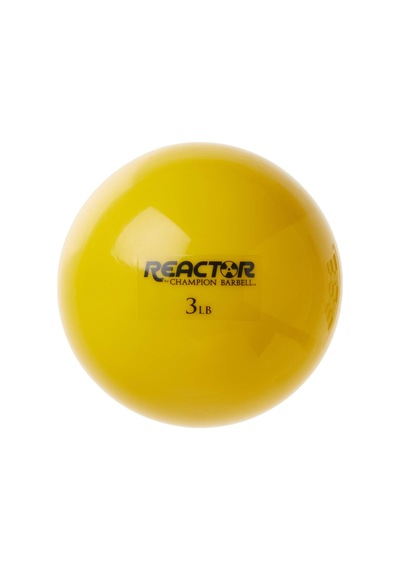 Champion Barbell Hand Held Fitness Ball 3-pound Sarı