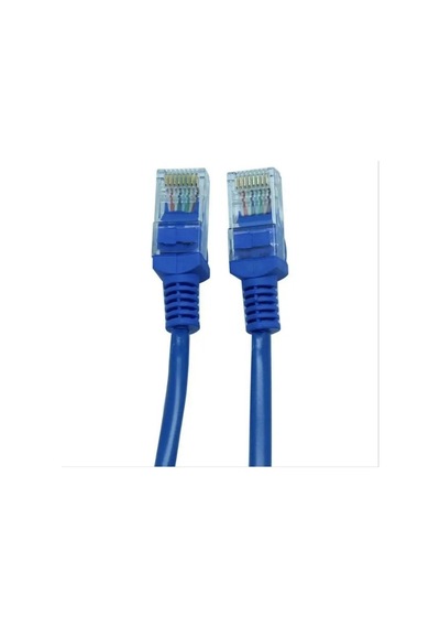 10 Metre Cat6 Kablo 10 Metre İnternet Kablosu 10 Metre Ethernet Kablosu Mavi Cat6 Kablo