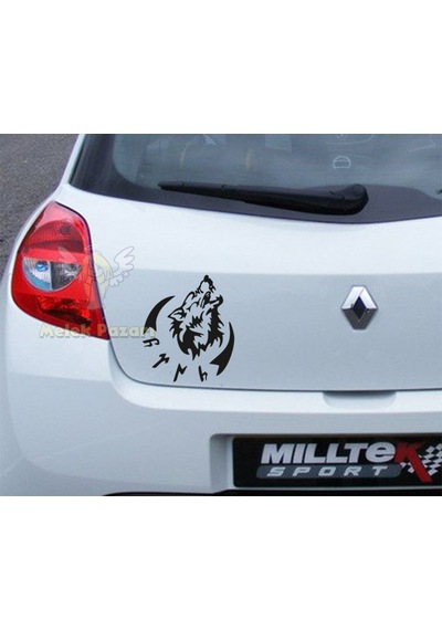 Göktürkçe Türk, Hilal Ve Kurt Oto Sticker