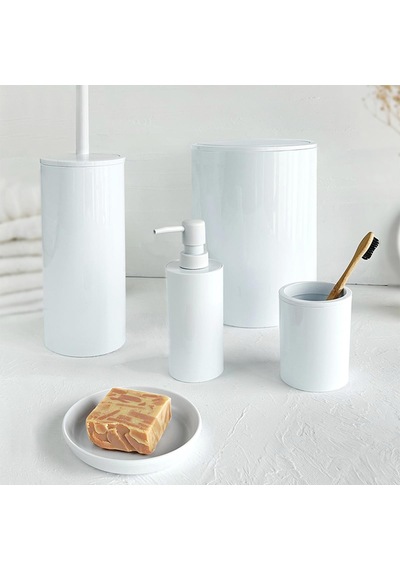Flores Beyaz 5li Banyo Seti M-sas17-01