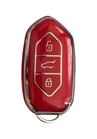 Autohan Keys Togg T10x T10f Akıllı Anahtar Kılıfı, 3 Tuşlu, Nano Koruma Beyaz-gümüş Standart