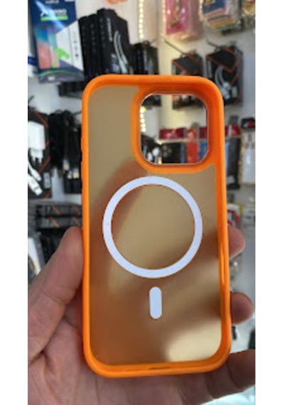 Apple iPhone Uyumlu 16 Pro Kamera Korumalı Mat Magsafe Wireless Şarj Destekli Renkli 45691