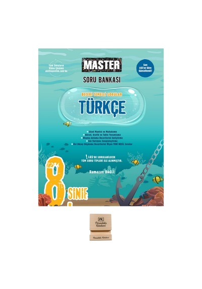 Okyanus Lgs 8. Sınıf Master Türkçe Soru Bankası + Telefon Standı