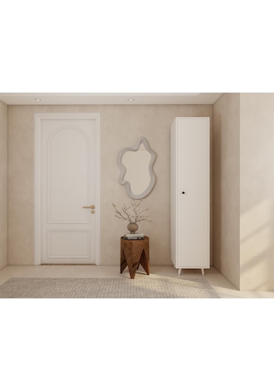 Volta Çok Amaçlı Banyo/kiler Dolabı Beyaz Renk
