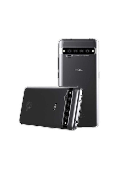 Microcase Tcl 10 Pro Slim Serisi Ince Soft Silikon Kılıf-Şeffaf