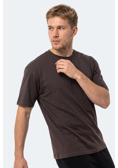 Slazenger Kodex Erkek Oversıze Kahve Tişört
