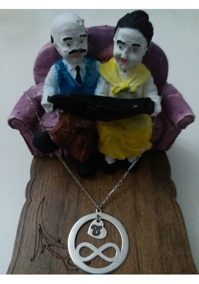Gümüş Harfli Plaka Kolye 453495994