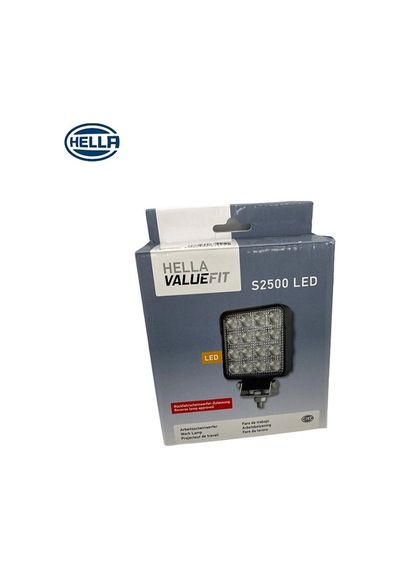 Hella 10V-30V Çalışma Lambası 16 x 3W Power Ledli Kare 106x106 N11.1406