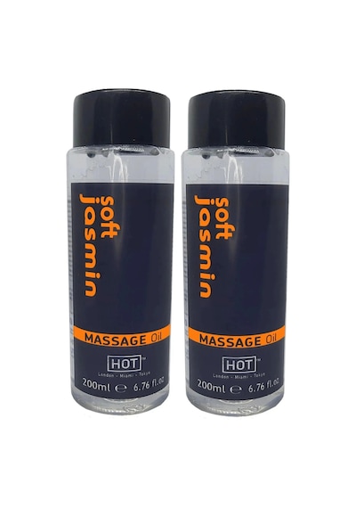 Süper Soft Jasmin Massage Oil 400 Ml Aromalı Rotik Yağı X 2 Adet