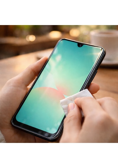 Samsung Uyumlu Galaxy A26 5g A16 Anti Statik Ekran Koruyucu Toz Tutmayan Kırılmaz Cam