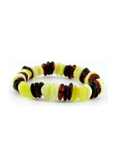 Kehribarsanat Kehribar Bileklik Çok Renkli Pul Kesim N11.59744 Çok Renkli
