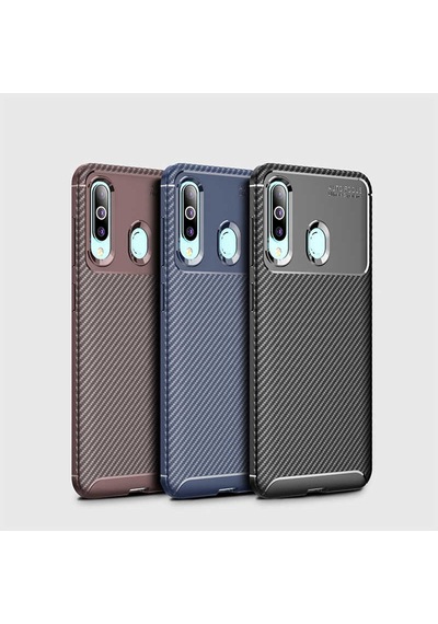 Rba Aksesuar Galaxy Uyumlu A20s Kılıf Rba Negro Silikon Kapak - Kahverengi Kahverengi