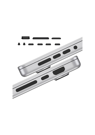 Novstrap Apple Uyumlu MacBook Air Pro İle Giriş Portları İçin Toz Koruma Tıpası Seti 9 Adet