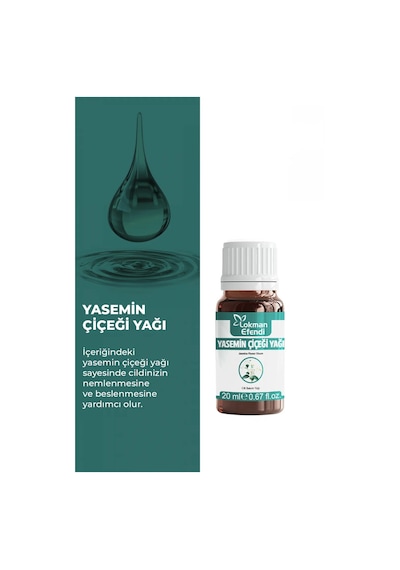 Lokman Efendi Yasemin Çiçeği Yağı Aromaterapi ve Cilt Bakım Yağı 20 ML