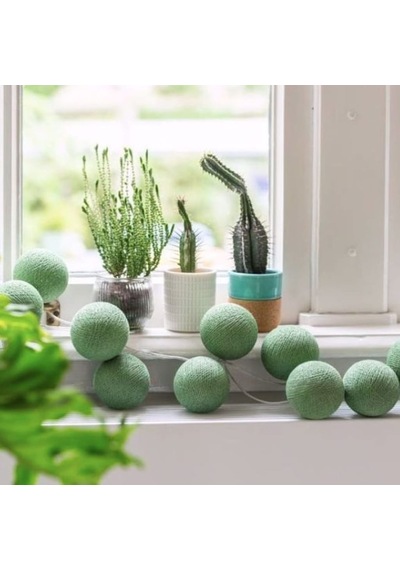 Mint Işıklı Top Dekoratif Aydınlatma