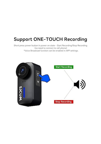 Sjcam C110+ Plus Siyah Mini Aksiyon Kamerası