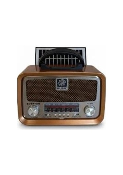 Everton Rt-653 Solarlı,şarjlı Nostaljik Radyo Bluetooth-usb-sd-fm Kdo