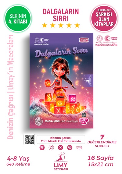 Umy Yayınları Dalgaların Sırrı - Çocuklar İçin Odaklanma Ve Doğa Sevgisi Temalı Çocuk Kitabı