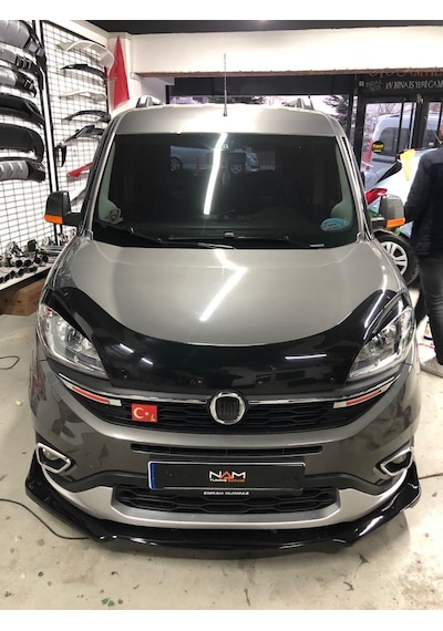 Fiat Doblo Kaput Rüzgarlığı D4 Kasa 2015 Sonrası Parlak Siyah