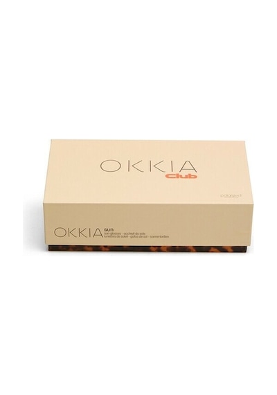 Okkia Club Alıcudı Yeşil Lens Polarize Güneş Gözlüğü Klasik Havana Okl01ch-gr Çok Renkli