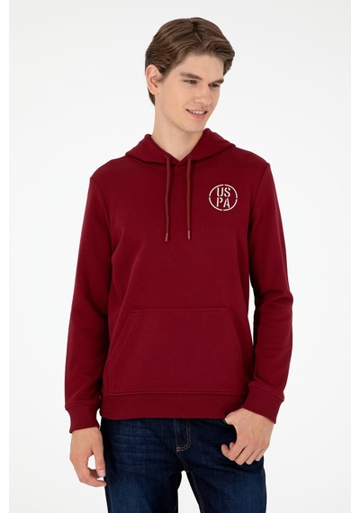 U.s. Polo Assn. Erkek Bordo Sweatshirt 50293361-vr014 Bordo