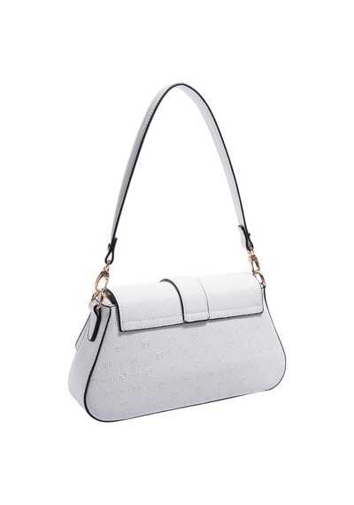 Silver Polo Sp1177 Kadın Omuz Çantası Logolu Beyaz-beyaz