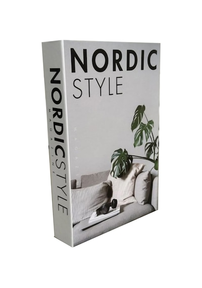 2025-690 Nordıc Style Dekoratif Kitap Kutusu