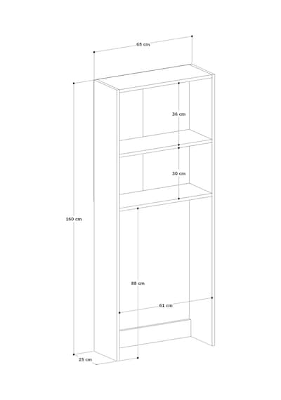 %100 Mdf Çamaşır Ve Kurutma Makinesi Dolabı, Beyaz Açık Raflı Çamaşır Makinesi Üstü Düzenleyicisi Beyaz %100 Mdf Çamaşır Ve Kurutma Makinesi Dolabı, Beyaz Açık Raflı Çamaşır Makinesi Üstü Düzenleyicisi Beyaz