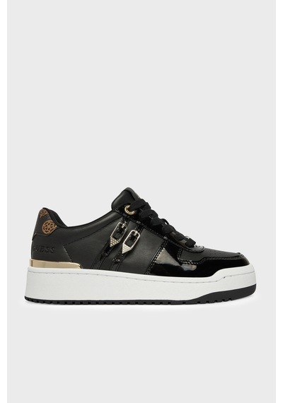 Guess Maggnet Logolu Sneaker Ayakkabı Flfmagele12 Kadın Ayakkabı Flfmag Ele12 Black Siyah