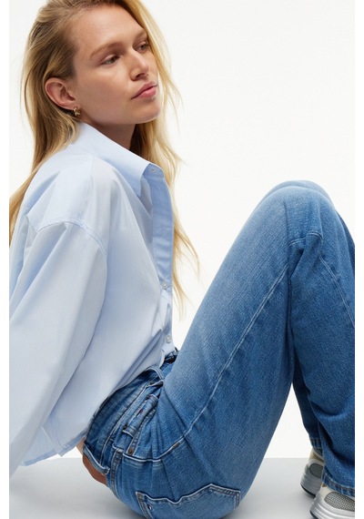 Tommy Hilfiger Layla Yüksek Bel Düz Kesim Kadın Mavi Jean Bj0133-16110