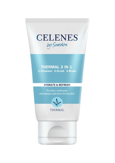 Celenes Thermal 3'ü 1 Arada Yıkama Peeling Maske 150 ML