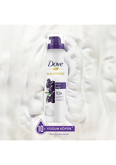 Dove Açai Yağı Duş Köpüğü 200 Ml X 2 Adet PKT.DOVE.040 Diğer