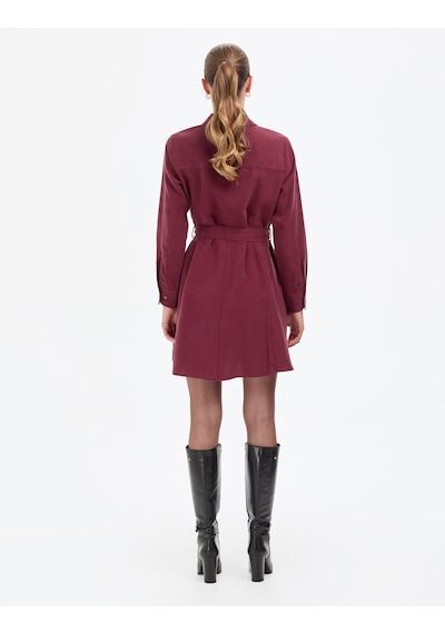 Pierre Cardin Kadın Bordo Elbise Dokuma 50318786-vr014 Bordo
