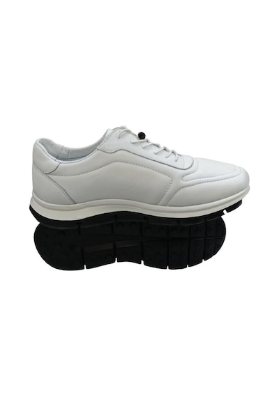 Hakiki Deri Lastikli Bağcıklı Çok Rahat Ve Şık Eva Taban Günlük Sneaker Spor Ayakkabı Beyaz Hakiki Deri Lastikli Bağcıklı Çok Rahat Ve Şık Eva Taban Günlük Sneaker Spor Ayakkabı Beyaz