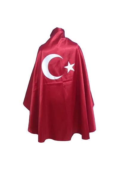 23 Nisan- 29 Ekim Ay Yıldız Bayrak Pelerin 2-14 Yaş