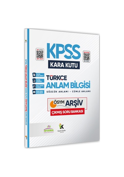 Kpss Türkçenin Kara Kutusu Anlam Bilgisi (Sözcük-cümle)  D.Çözümlü Konu Özetli Soru Bankası