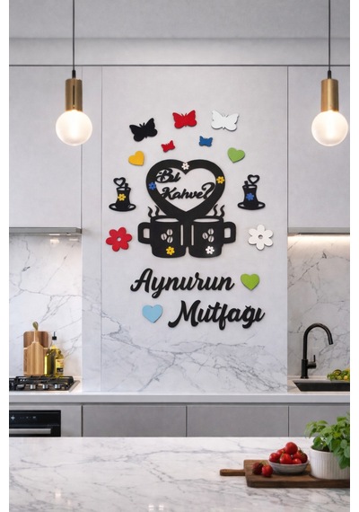 Mutfak Duvar Süsü Kişiye Özel Tasarım Ve Şık Modern No 20045
