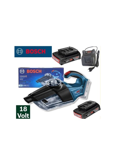 Bosch Gas 18v-1 Akülü El Süpürgesi 2 Ah Çift Batarya 8 Li Allen