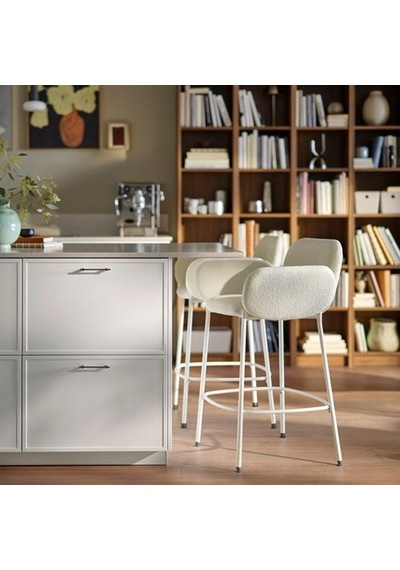 Ikea Syntorp Bar Sandalyesi, Kırık Beyaz, 66 Cm
