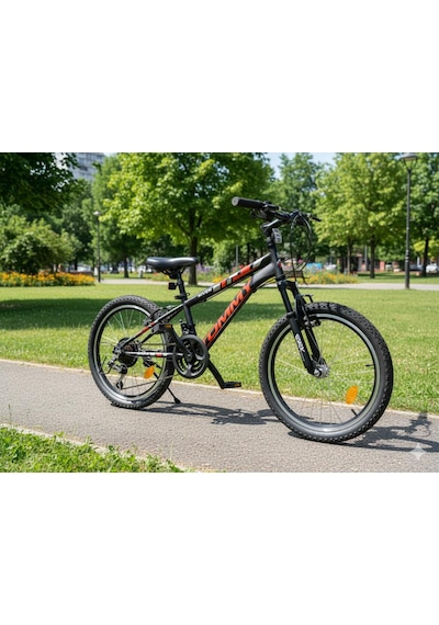 Tommybike 20 Jant Vitesli Bisiklet Duble Jant 21 Vites Ön Amortisörlü Çocuk Bisikleti Kırmızı