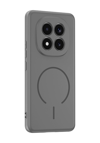 Maks Technology Redmi Note 15 Pro 4g Kılıf M-safe Şarj Özellikli Mkst Meta Kapak - Titanyum-gri Titanyum Gri