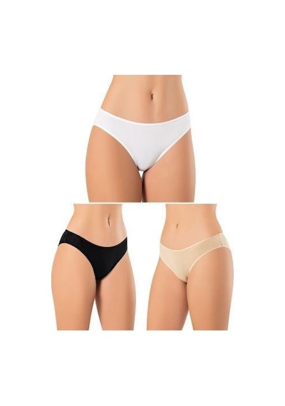 6 Lı Paket Şahinler Bayan Modal Likralı Bikini Külot B3081 001