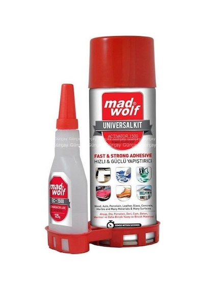 Mad Wolf Hızlı Yapıştırıcı 125Gr 500Ml