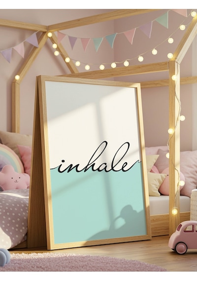 Inhale Dijital Baskı Poster Çerçevesiz